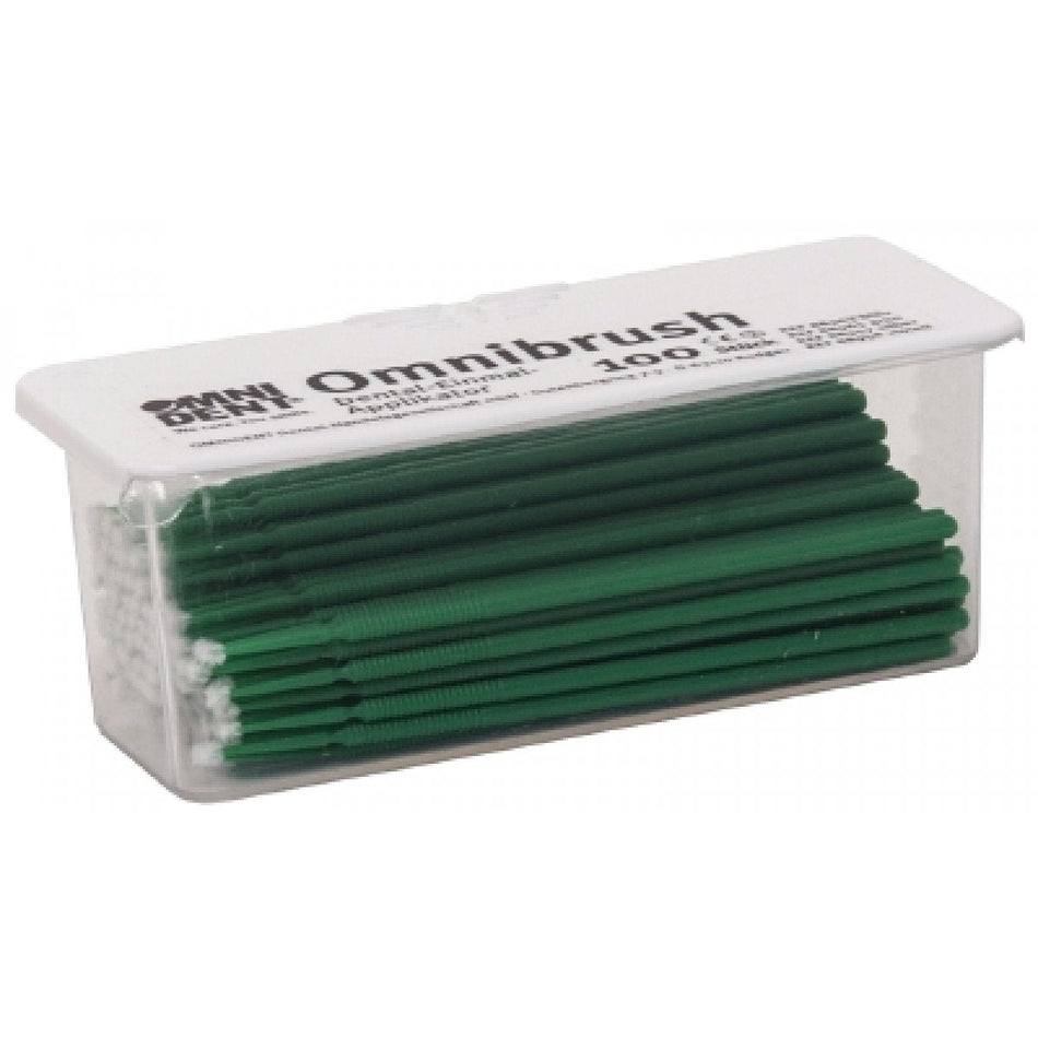 Omnibrush, micro brush, green, pack of 100