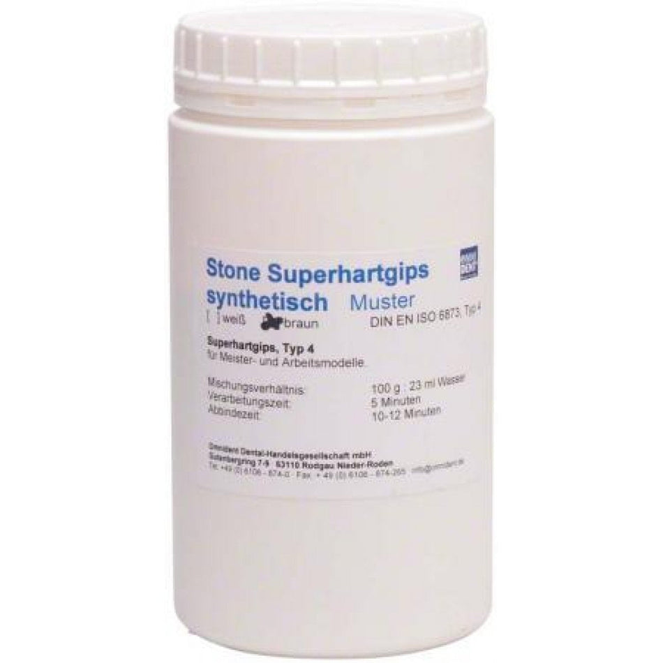 Stone Superhard Plaster synthetic sample 1 kg brown