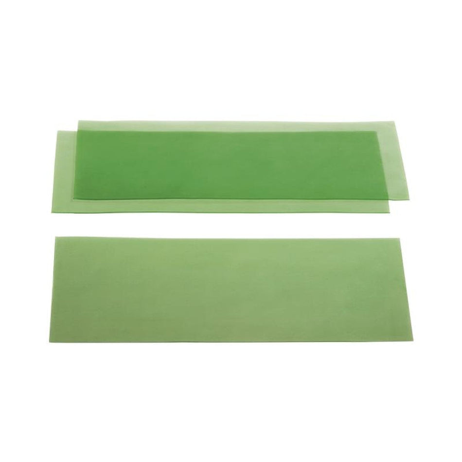 WAX PLATES smooth green 0.5 mm, 15 pieces