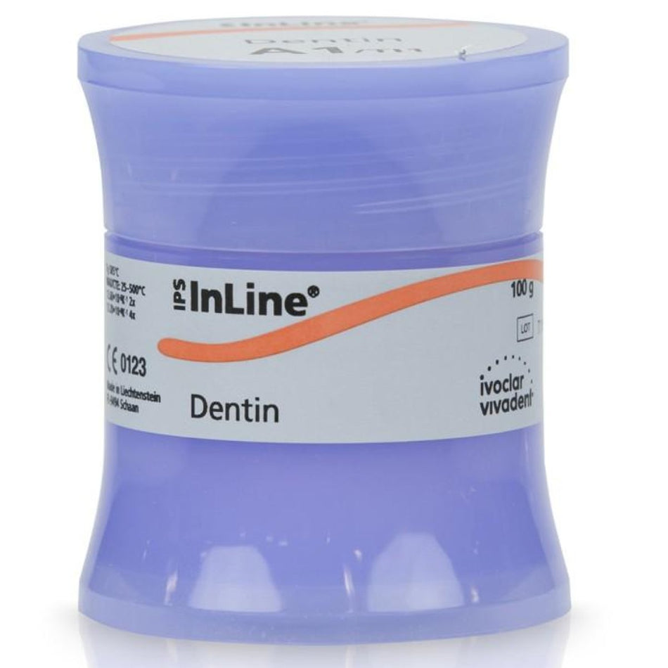 IPS InLine, single-layer ceramic, dentin material, shade A1, pack of 100 g