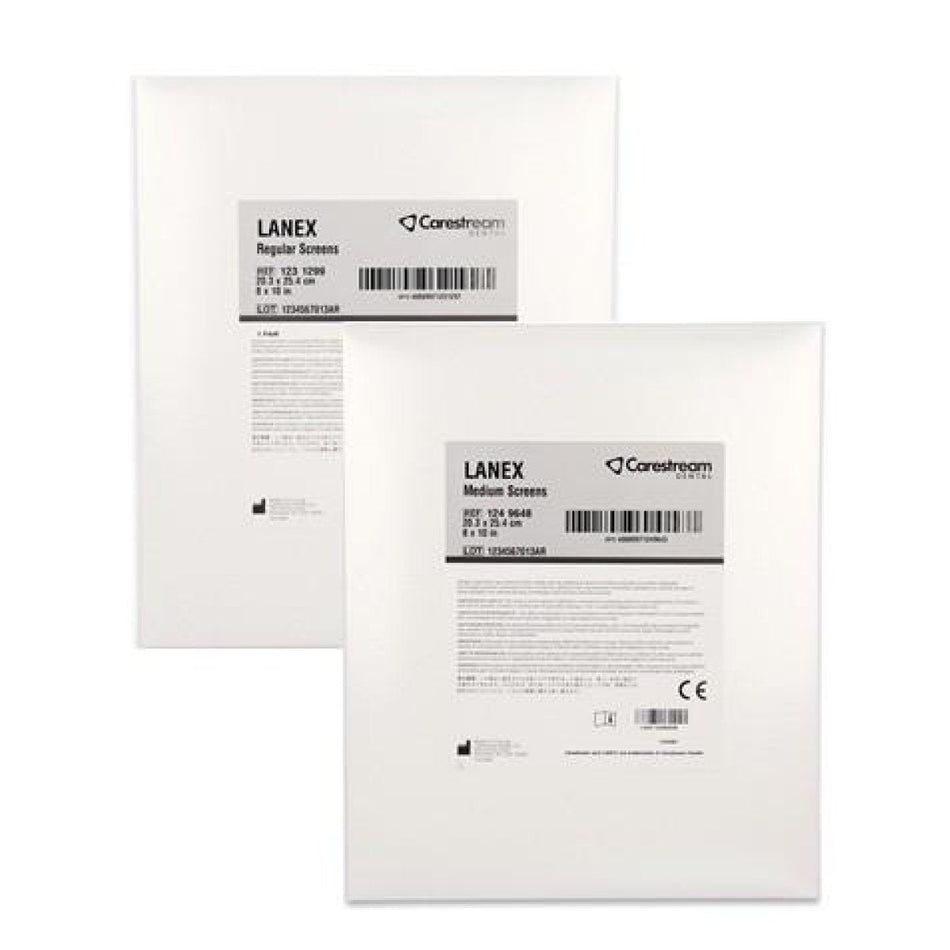 Kodak Lanex films medium 15.0 x 30.0 cm, pack of 2