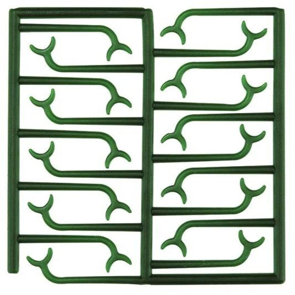 Wax stencils, for Bonyhard staples - green Pack of 10 sheets