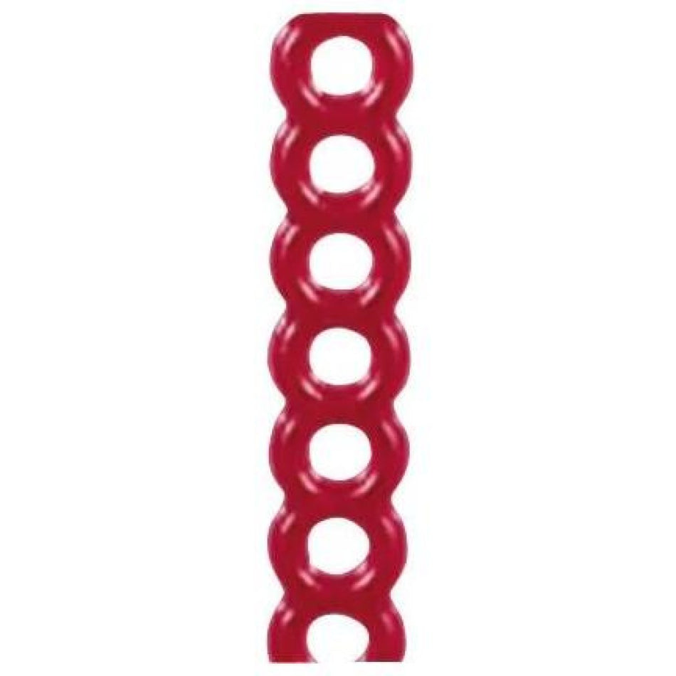 Wax retentions | Round hole retentions red, 15 pieces