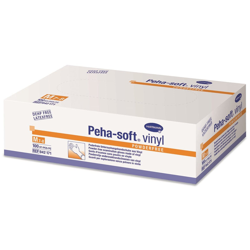 Peha-soft, M, vinyl, powder-free, pack of 100