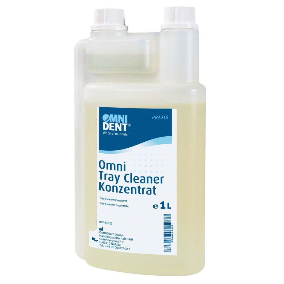 Omni Tray Cleaner Concentrate, active ingredient concentrate, 1 litre bottle