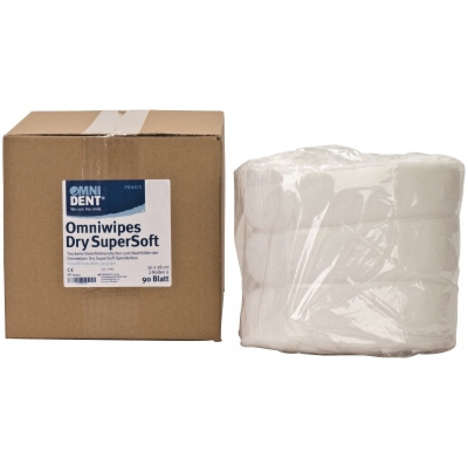 Omniwipes Dry SuperSoft, 28 × 30 cm, refill, 2 packs of 90 wipes