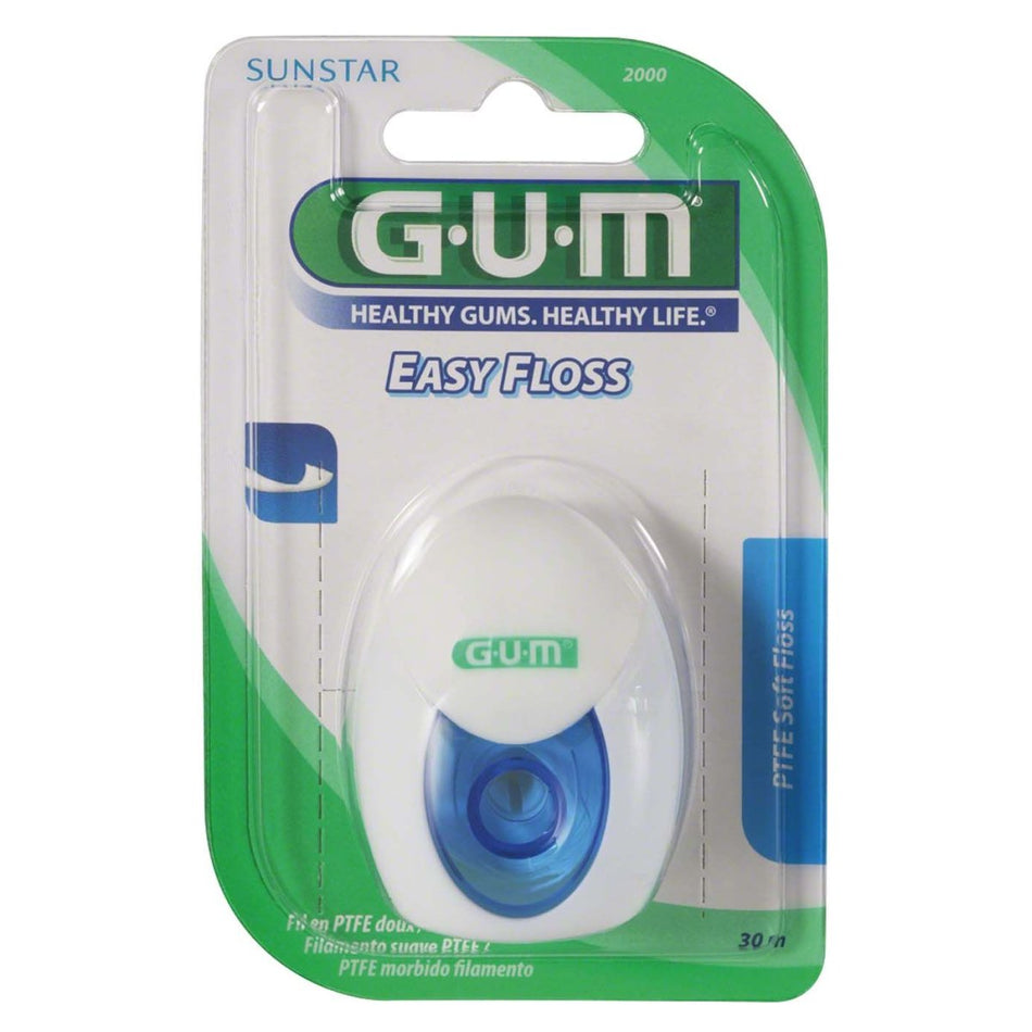 GUM Easy Floss Dental Floss 2000, waxed, pack of 30 m