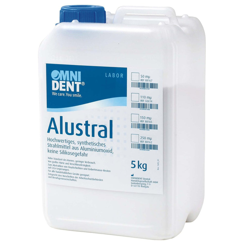 Alustral, blasting media, synthetic, 110 µ, pack of 25 kg