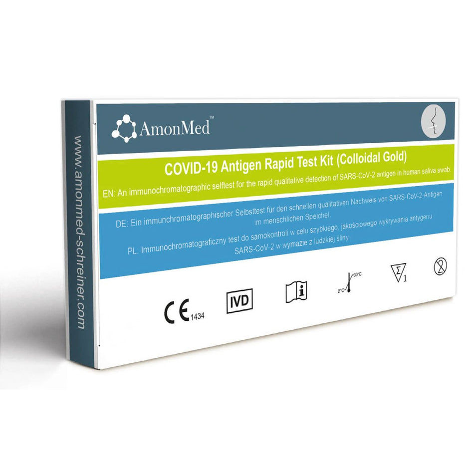 AmonMed COVID-19 Antigen Rapid Test Kit (Colloidal Gold), 1 piece