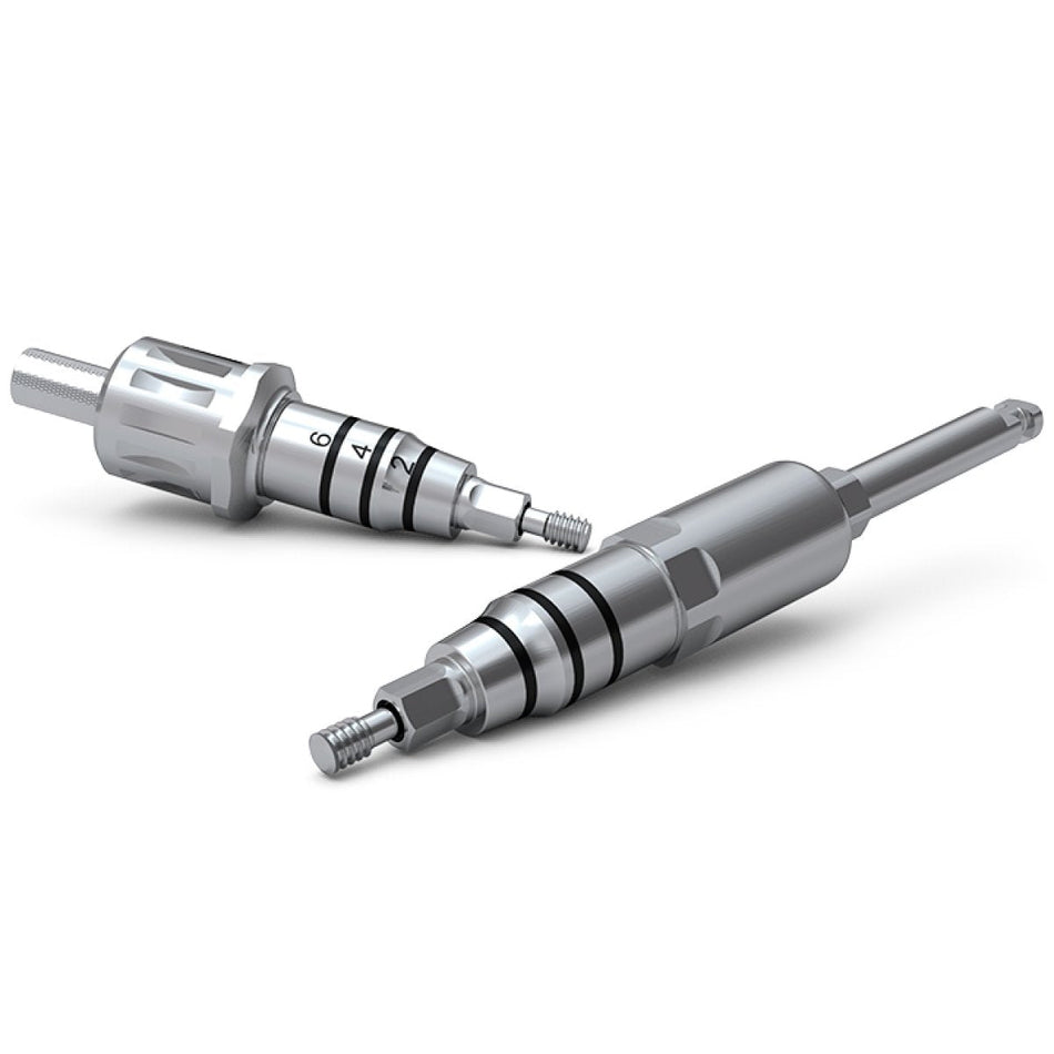 SET of 2: ICX insertion instrument with screw connection normal & narrow