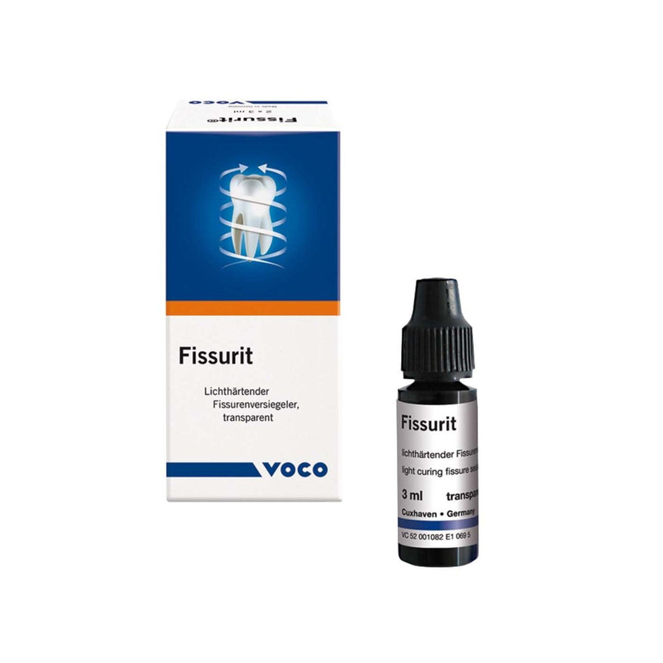 Fissurit, composite, light-curing, transparent, 2 bottles of 3 ml each