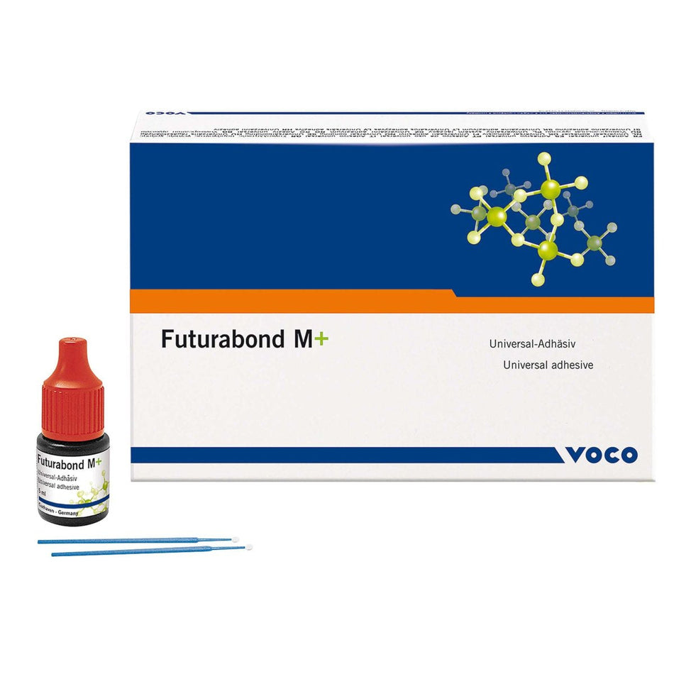 Futurabond M+, filling, core build-up and luting composites, 3 bottles of 5 ml each