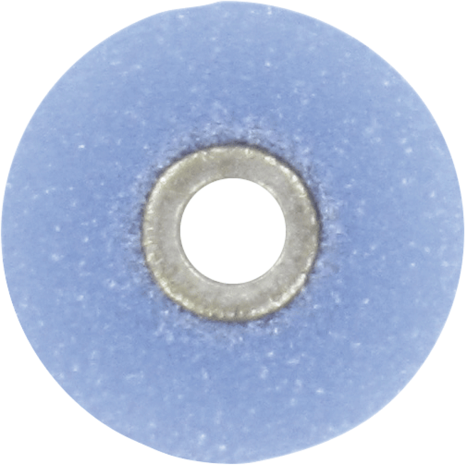 K-Flex Pop-on polishing discs Ø 10 mm, grain COARSE, colour BLUE, pack of 100