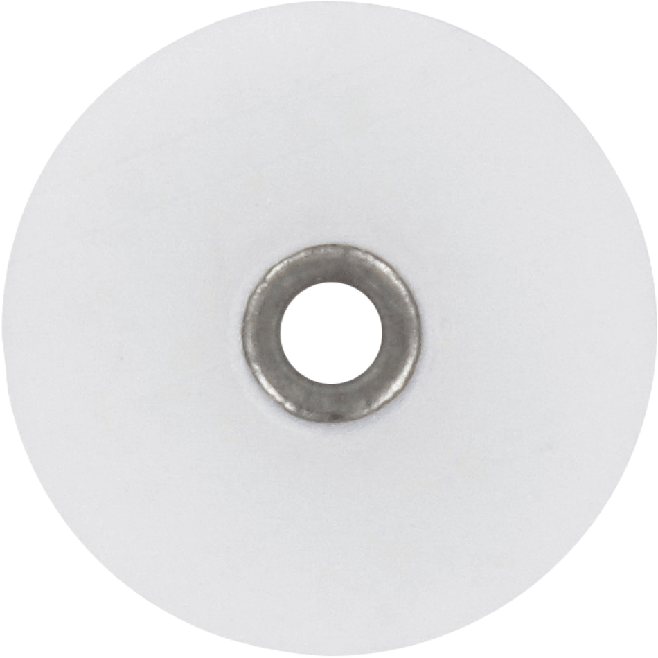 K-Flex Pop-on polishing discs Ø 14 mm, grain ULTRA-FINE, colour WHITE, pack of 100