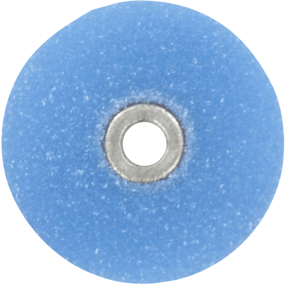 K-Flex Pop-on polishing discs Ø 14 mm, grain COARSE, colour BLUE, pack of 100