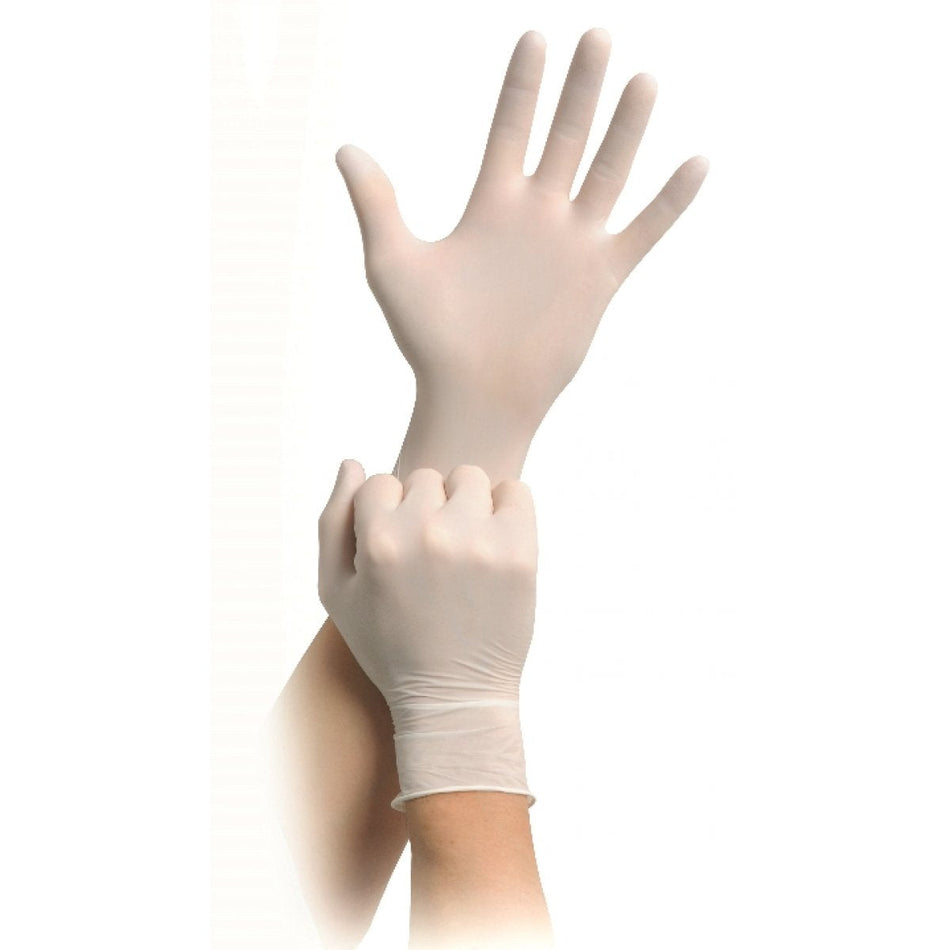 MaiMed - solution next 200 PF, white, nitrile gloves, small, size: S, pack of 200