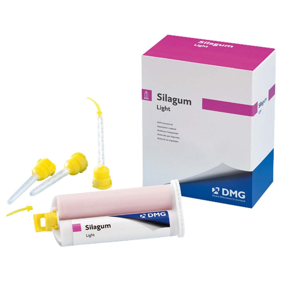 Silagum Light Fast, correction material, set, 8 cartridges of 50 ml each