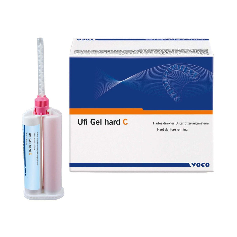 Ufi Gel hard C, relining material, double cartridge of 80 g