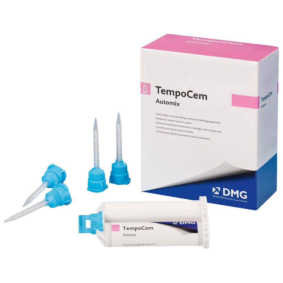 Tempocem Automix, temporary fixing cement, cartridge of 63 g