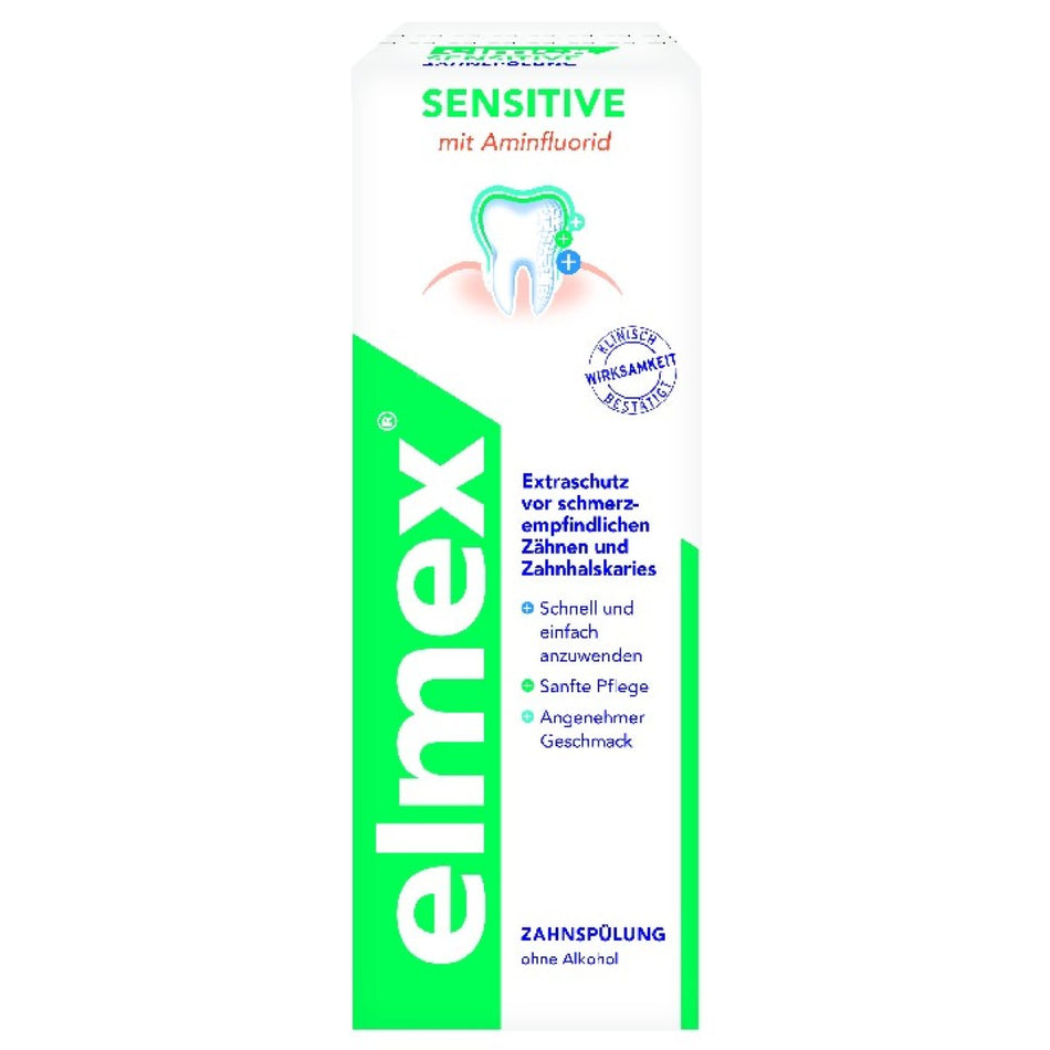 elmex SENSITIVE toothwash, bottle 100 ml