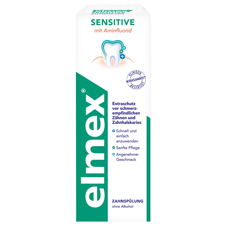 elmex SENSITIVE toothpaste, bottle of 400 ml