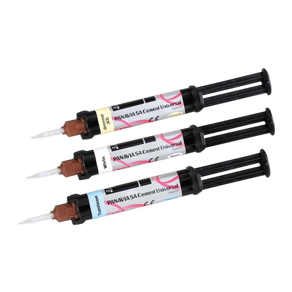 Panavia SA Cement Universal, Automix, Translucent, Value Pack, 3 syringes of 4.6 ml each