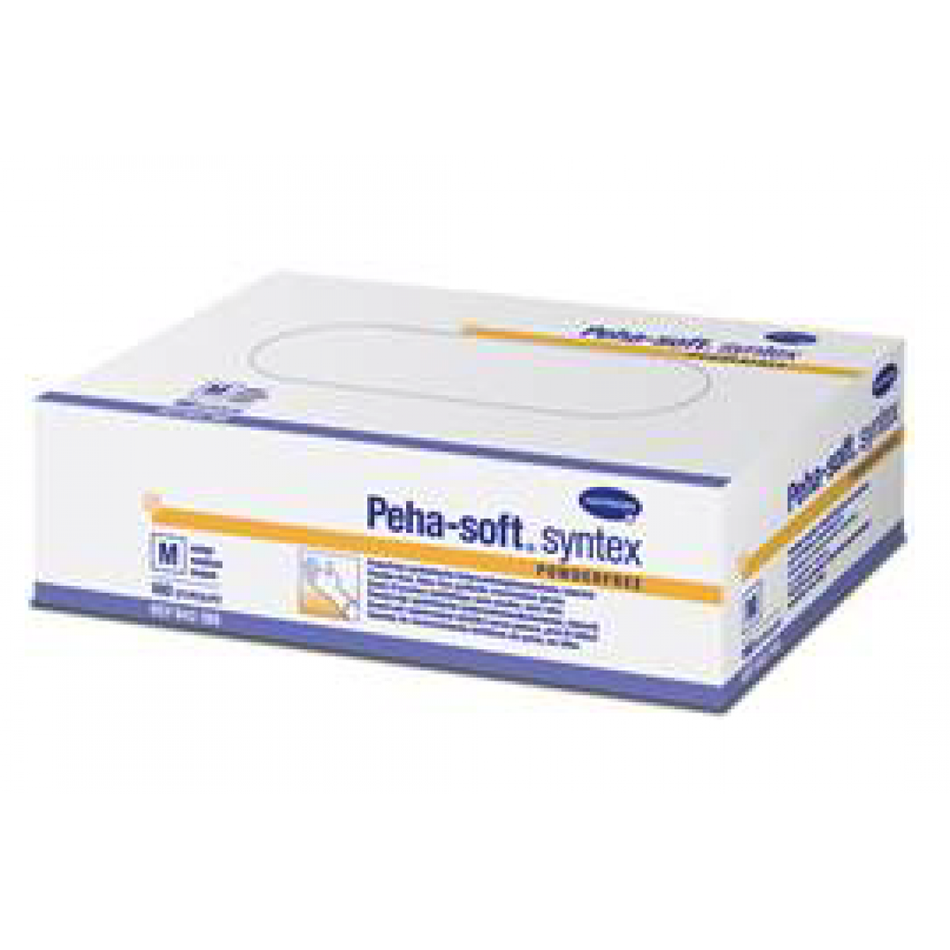 Disposable gloves Peha-soft Syntex powder-free, size M, pack of 100