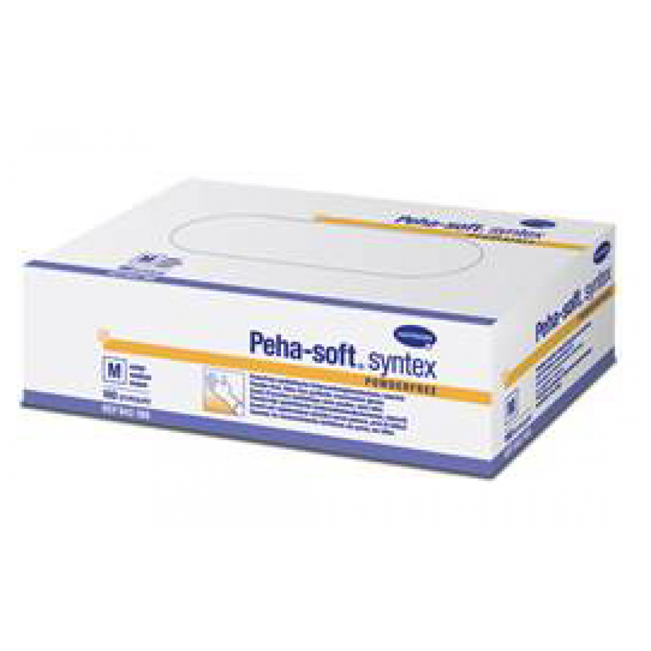 Disposable gloves Peha-soft Syntex powder-free, size S, pack of 100