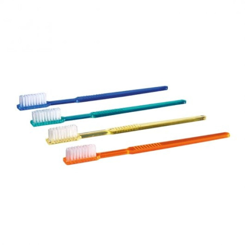 Disposable toothbrushes with toothpaste, Colormix, 10 packs of 100 pieces each