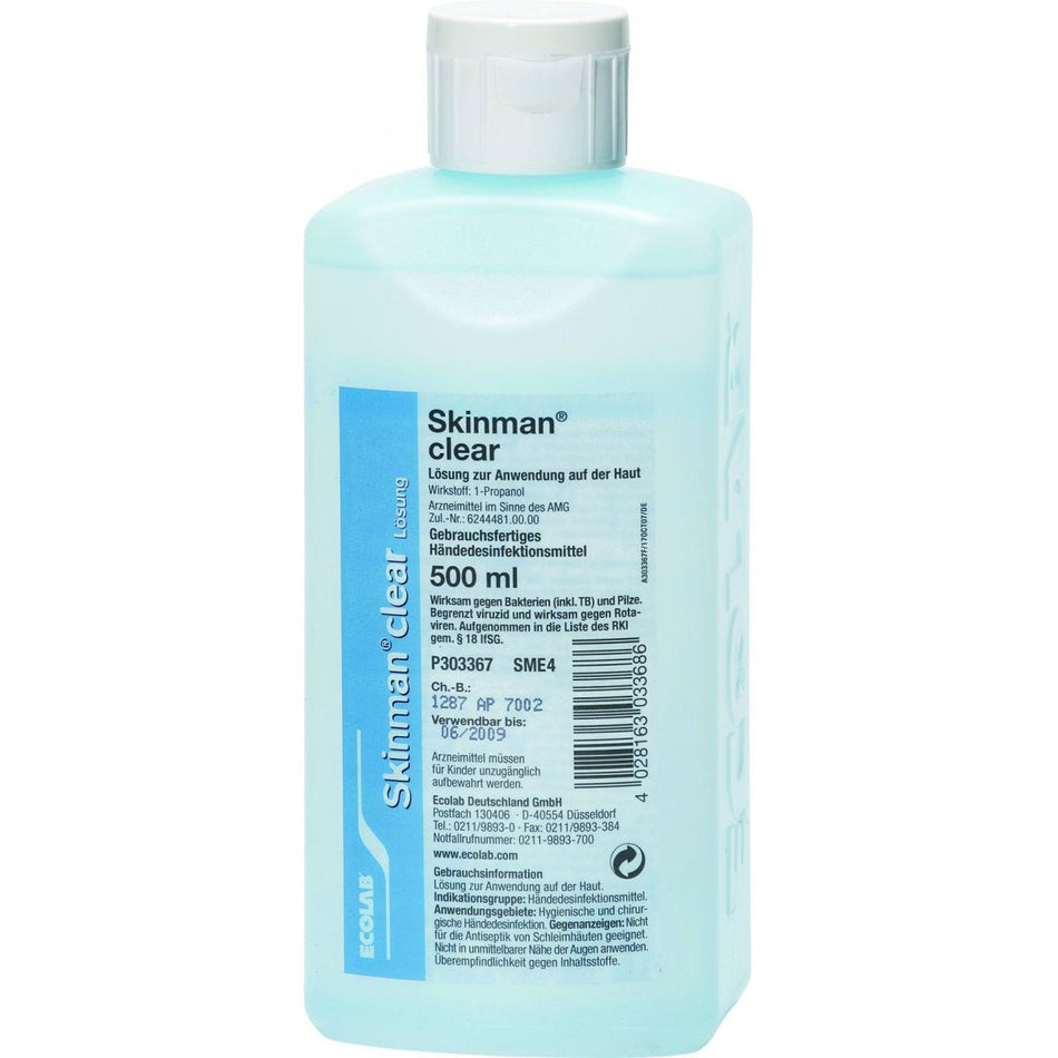 Skinman clear, bottle 500 ml