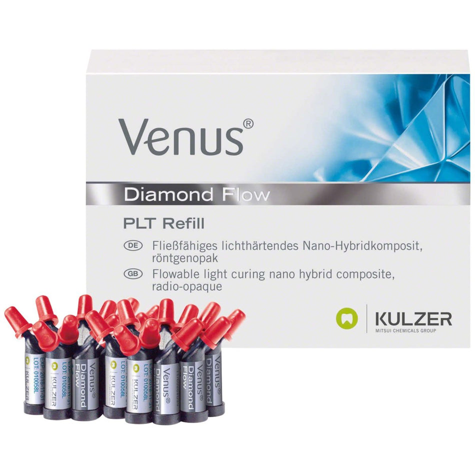 Venus Diamond Flow PLT, nano-hybrid composite, A3, 20 capsules of 0.2 g each