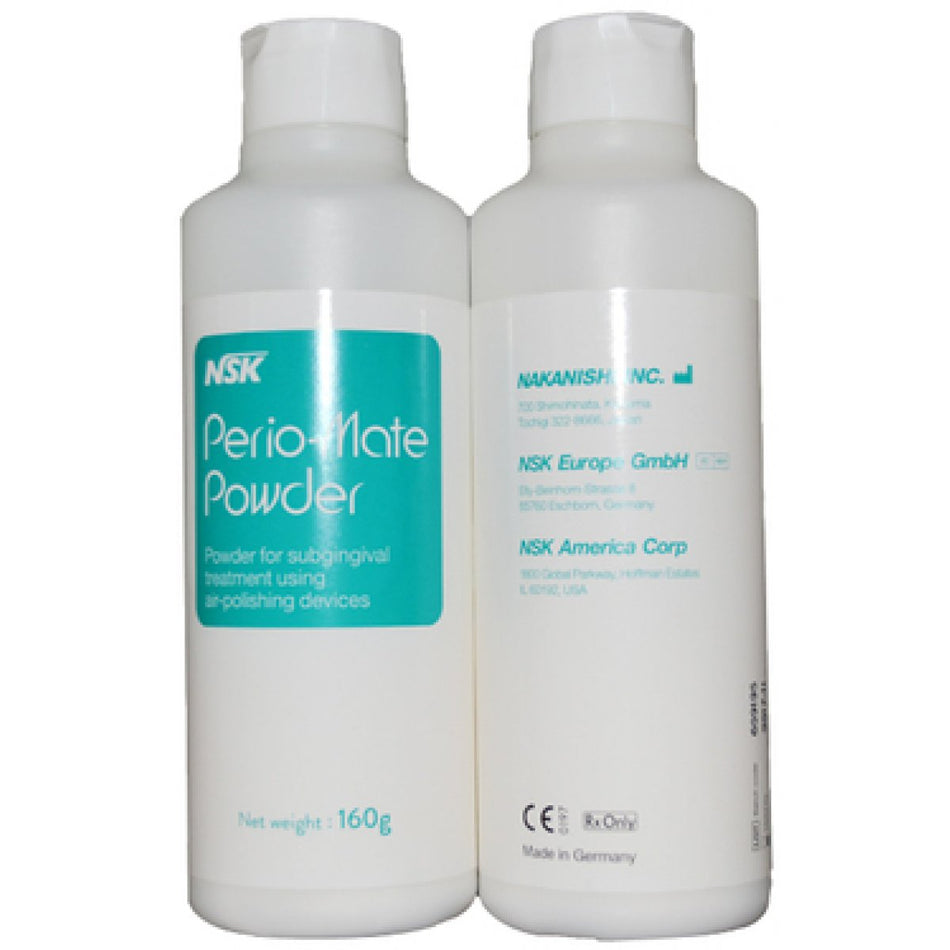 Perio-Mate cleansing powder, 2 bottles of 160 g each