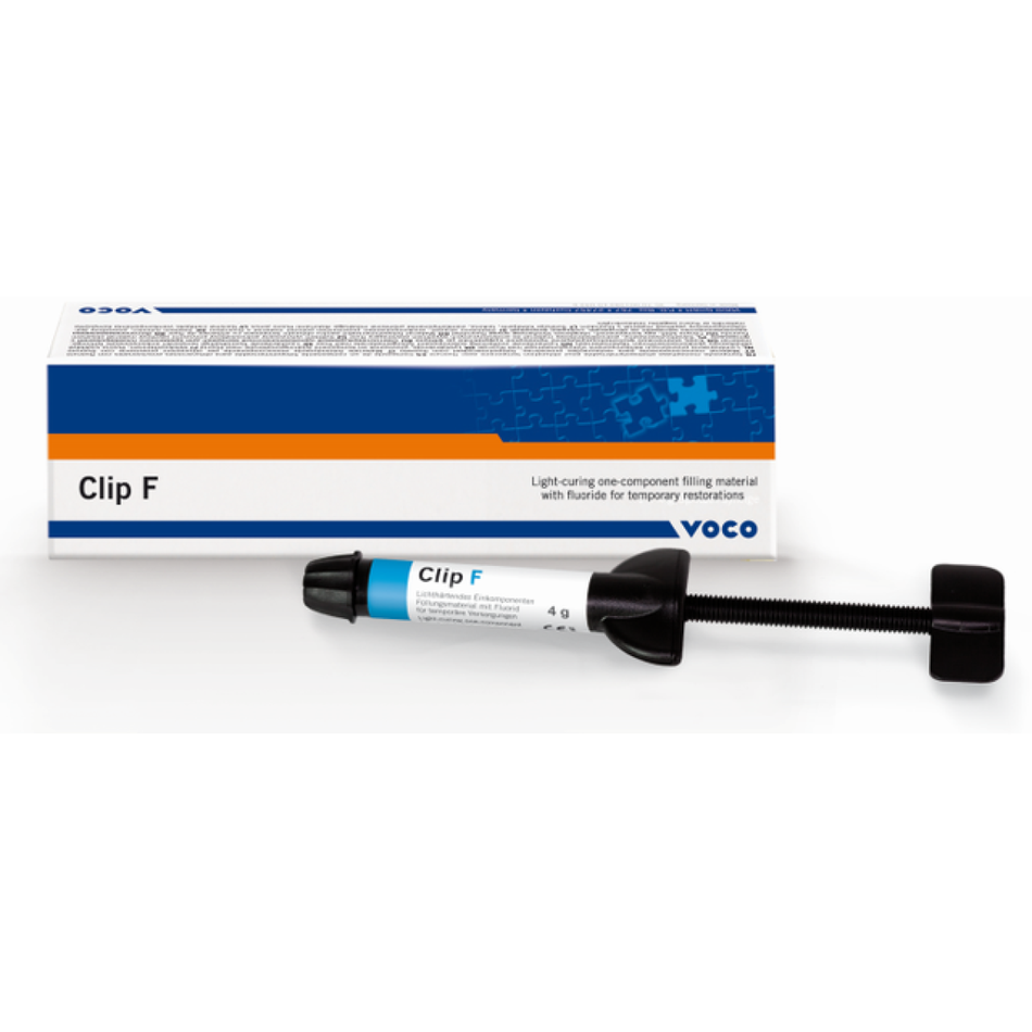 Clip F, with fluoride delivery, 3 syringes of 4 g each