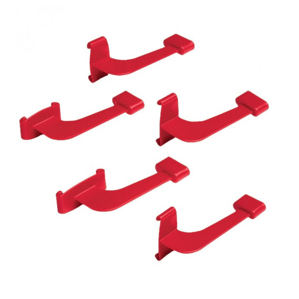 XCP bite plates bite wings for 3 × 4 cm, horizontal, red, pack of 6