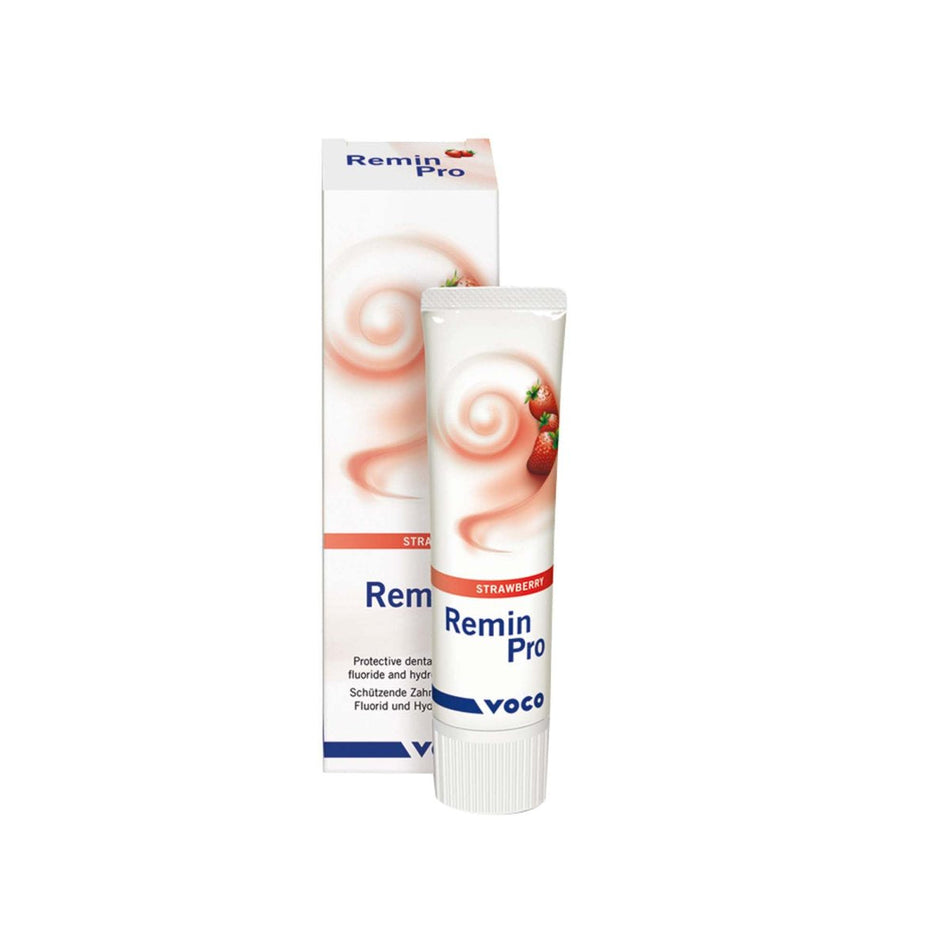 Remin Pro, dental care, strawberry, 12 tubes of 40 g each