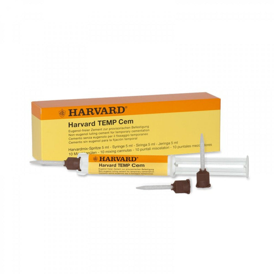 Harvard TEMP Cem Harvardmix syringe 5 ml and 10 mixing tips