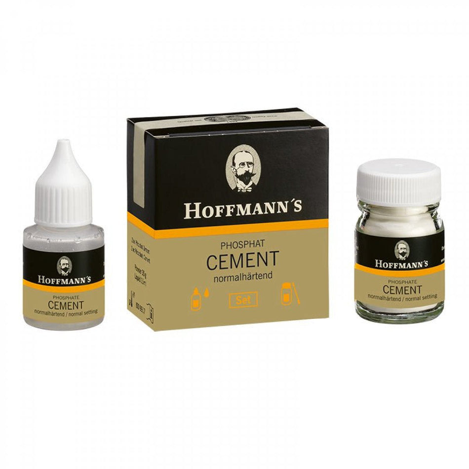 Hoffmanns Phosphate Cement, fast-curing, colour 04, light yellow, powder 35 g and liquid 15 ml