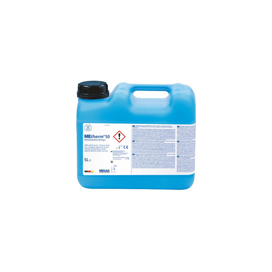 MEtherm 50, mildly alkaline cleaner, canister of 5 l