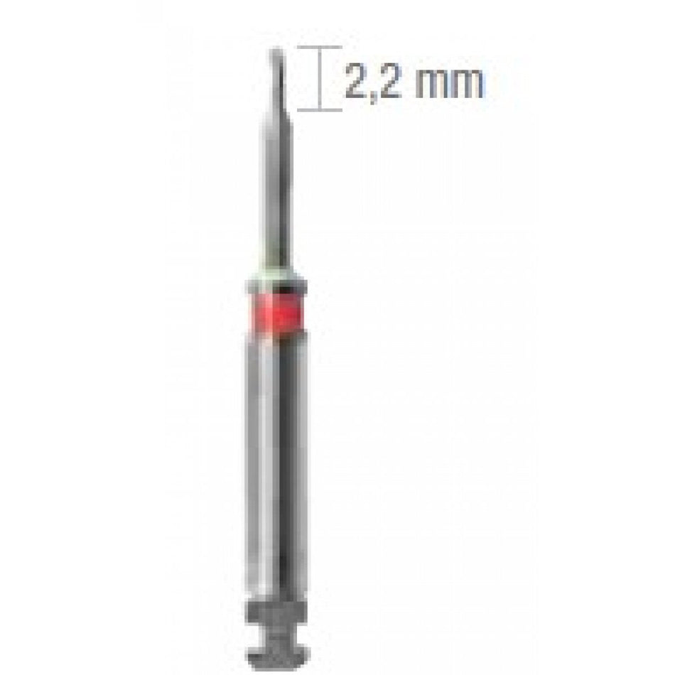 Retopin pre-drill bit, red, 0.6 mm, pack of 6