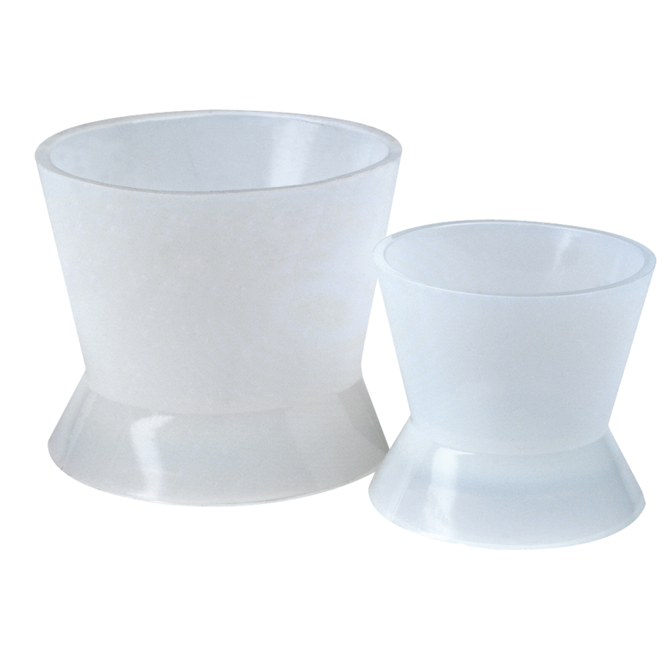 Silicone cup, 1, transparent, M / Ø 4.5 x H 4.5 cm