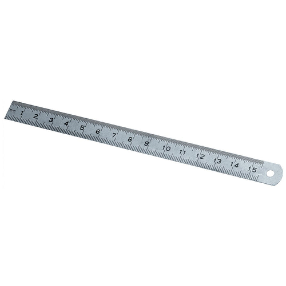 Ruler Munich model, stainless steel, pack of 1