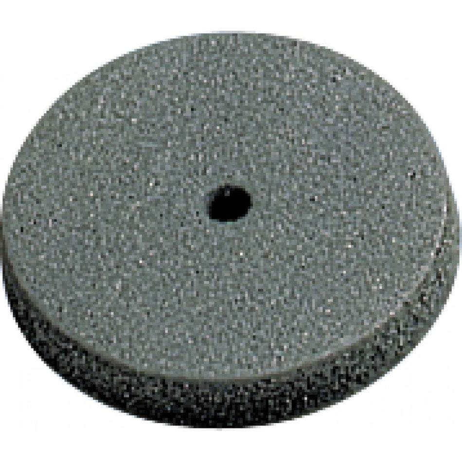 Rubber polisher, grey, ø 22 mm, shape: disc, 100 pieces