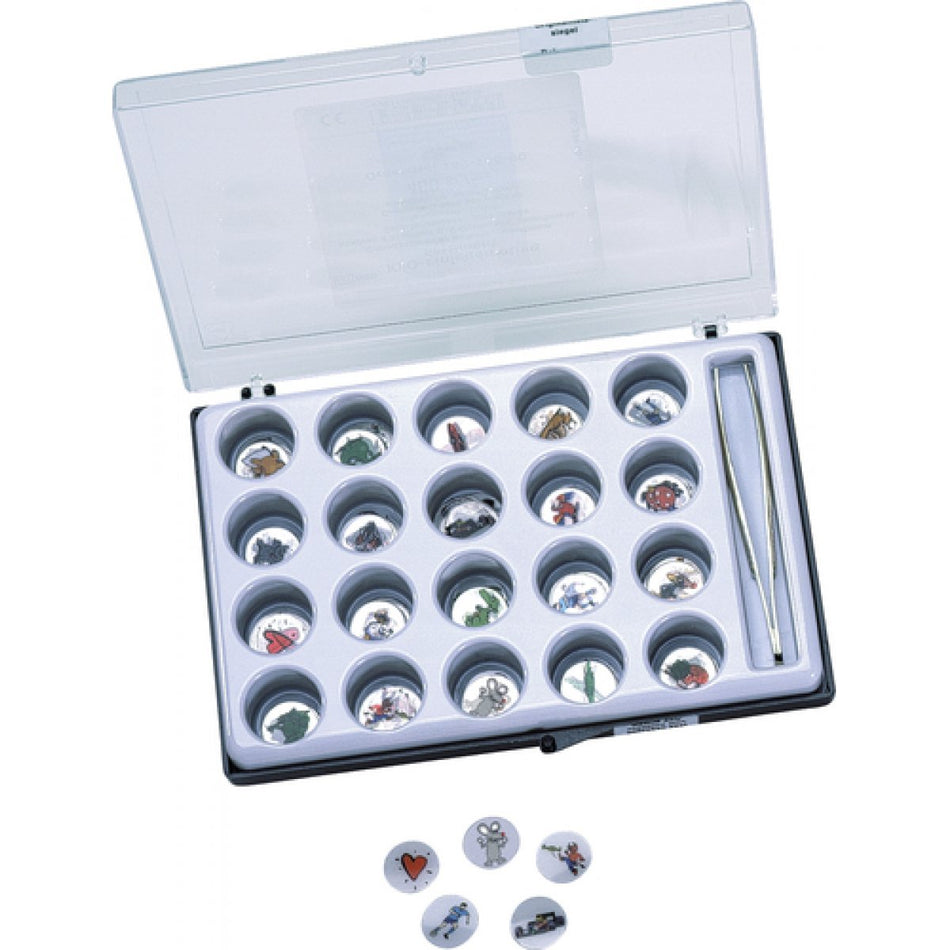 Orthodontic inlay motifs / assortment, 400 pieces