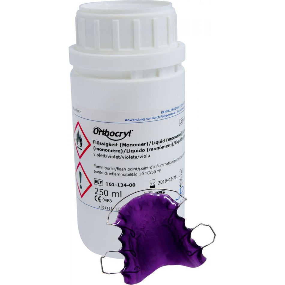 Orthocryl liquid, violet, 250 ml