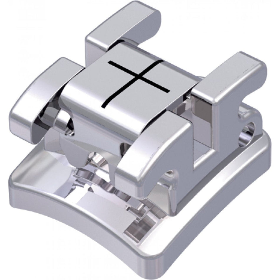 discovery sl self-ligating metal bracket, -7° torque, 0° angulation, for tooth 14, Roth 18, 1 piece