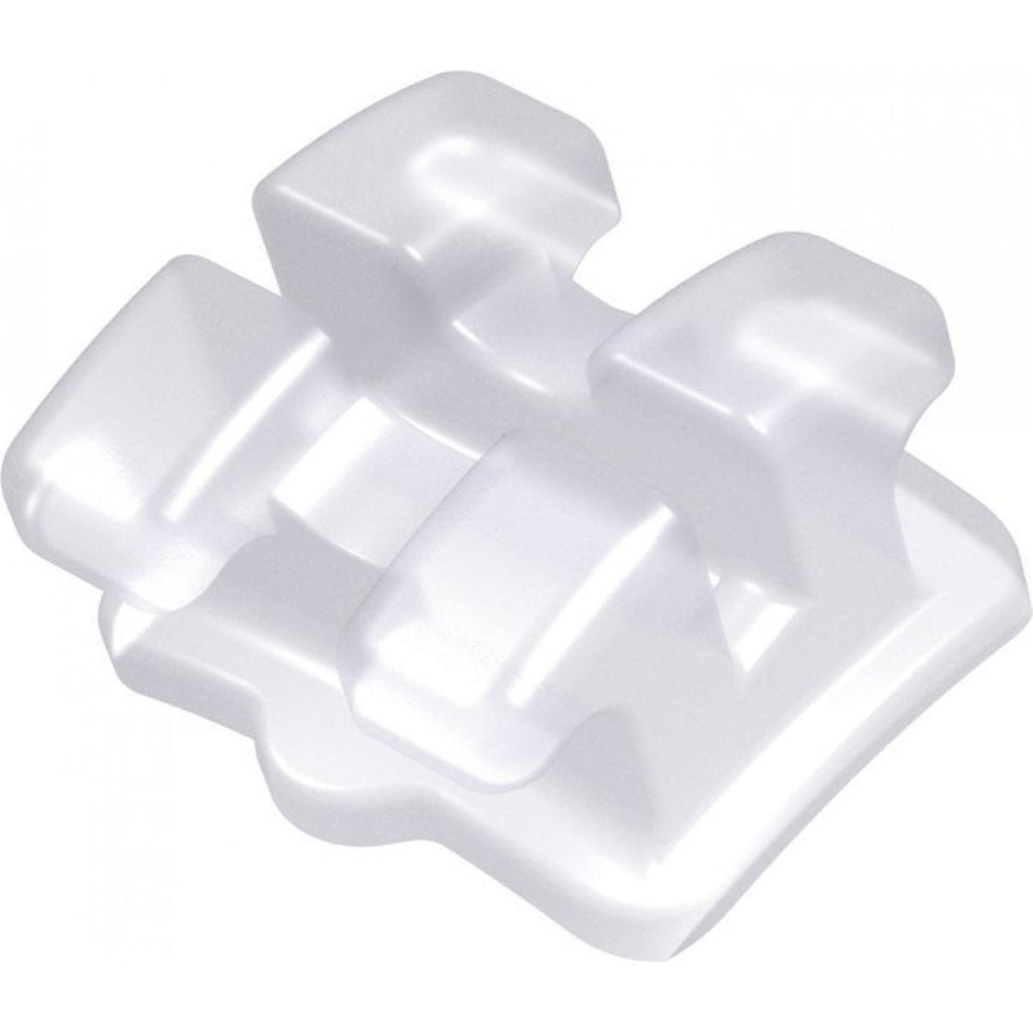 discovery pearl ceramic bracket, -12° torque, +2° angulation for tooth 34, McLaughlin-Bennett-Trevisi** 22, 1 piece