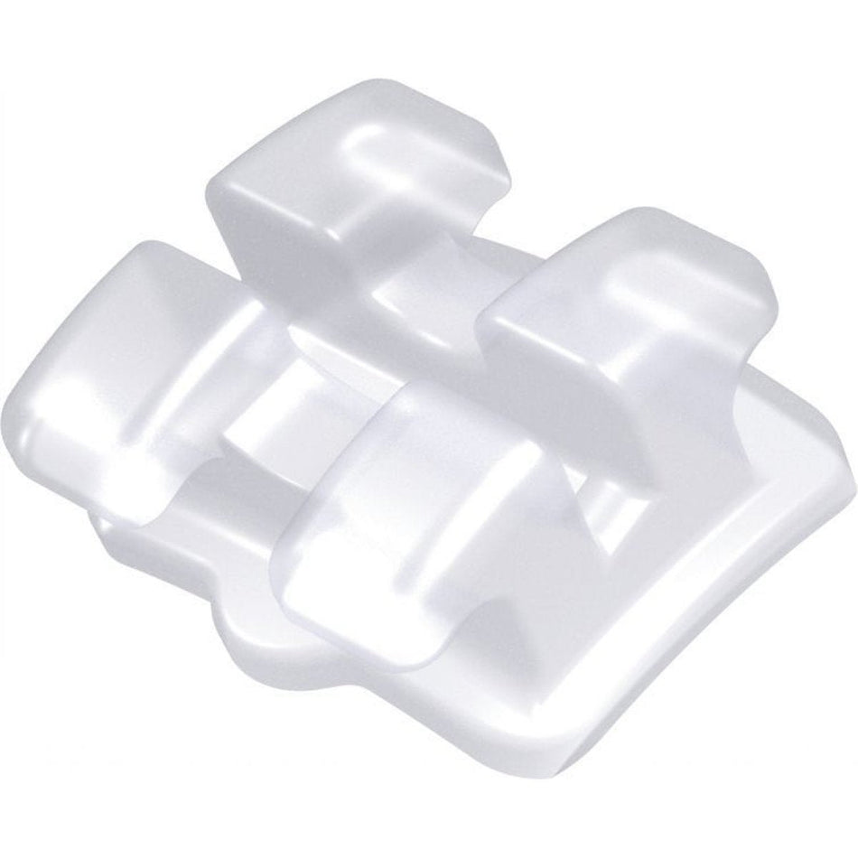 discovery pearl ceramic bracket, -17° torque, +2° angulation for tooth 35, McLaughlin-Bennett-Trevisi** 22, 1 piece