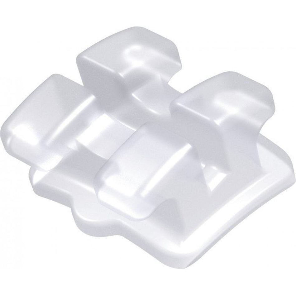 discovery pearl ceramic bracket, -12° torque, +2° angulation for tooth 44, McLaughlin-Bennett-Trevisi** 22, 1 piece