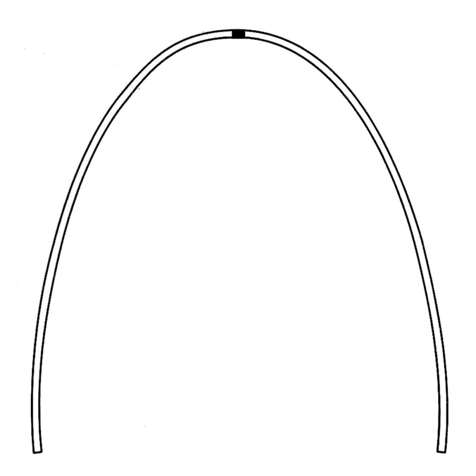 rematitan LITE bow, bow shape I, pointed, 0.43 x 0.64 mm / 17 x 25, 10 pieces