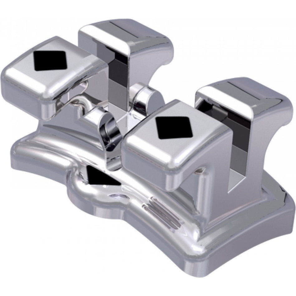 discovery metal bracket, -22° torque, 0° angulation for tooth 45/35, Roth 22, 10 pieces